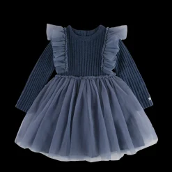 Bilie Dress | Royal Blue Melange