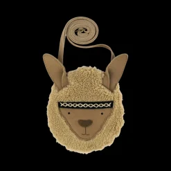 Britta Exclusive Purse | Alpaca | Beige Curly Faux Fur