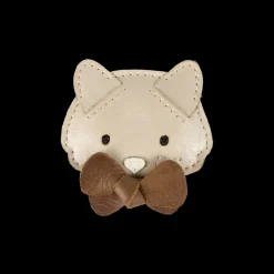 Ceesie Clip | Cat | Powder Metallic Nubuck