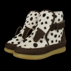 Dubu Exclusive Shoes | Dalmatian | Black Spotted Cow Hair