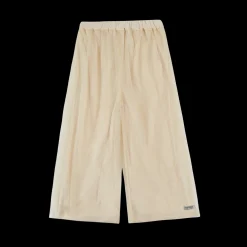 Findu Trousers | Warm White Metallic