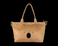Fuji Diaper Bag | Koala | Nutmeg Leather