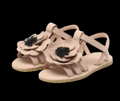 Iles Fields Sandals | Anemone | Coral Betting Leather