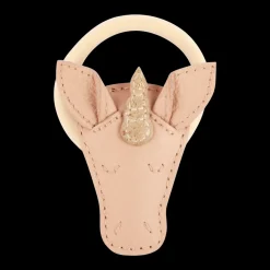 Josy Special Hair Tie | Unicorn | Light Rose Leather