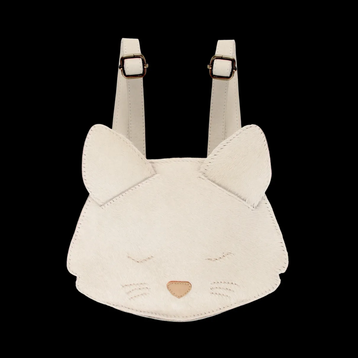 Kapi Exclusive Backpack | Cat | Cream Cow Hair
