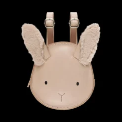 Kapi Exclusive Backpack | Fluffy Bunny | Light Rust Leather