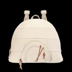 Kimo Schoolbag | Iglo | Cream Leather
