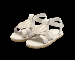 Lee Sea | Scallop | Off White Leather