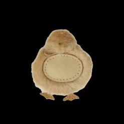 Lipu Clip | Duckling | Camel Soft Faux Fur