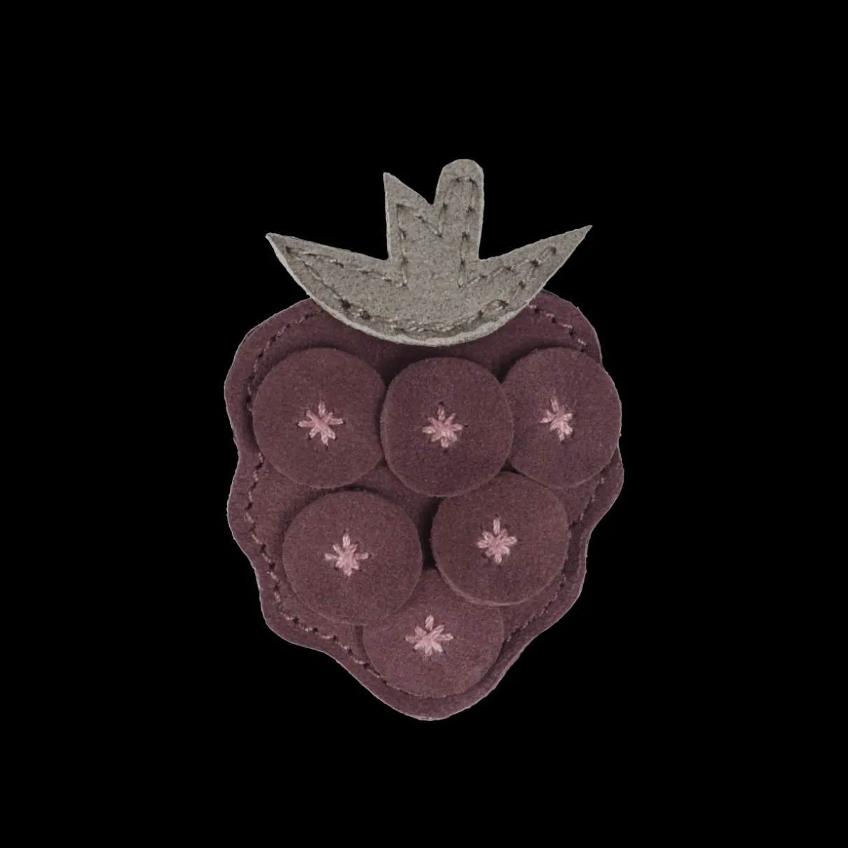 Lula Clip | Raspberry | Berry Red Nubuck