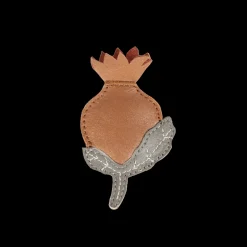 Lula Clip | Rose Hip | Caramel Metallic Nubuck