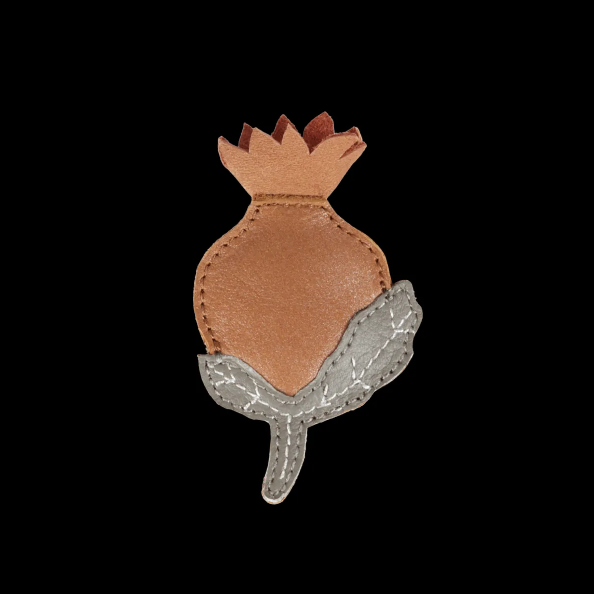 Lula Clip | Rose Hip | Caramel Metallic Nubuck