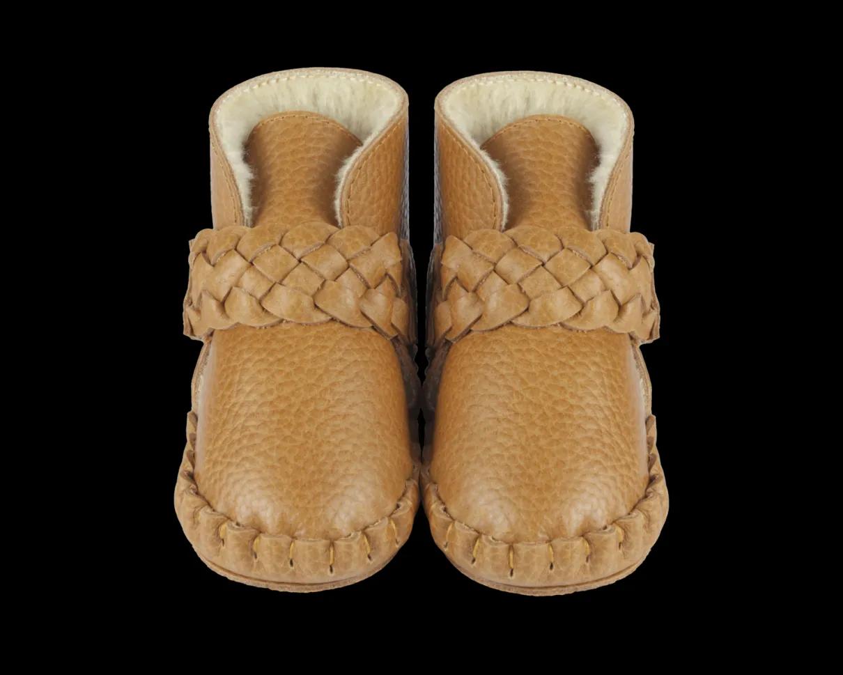 Mace Booties | Toast Grain Leather