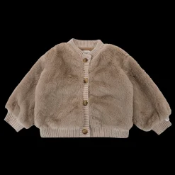 Manita Cardigan | Taupe Teddy