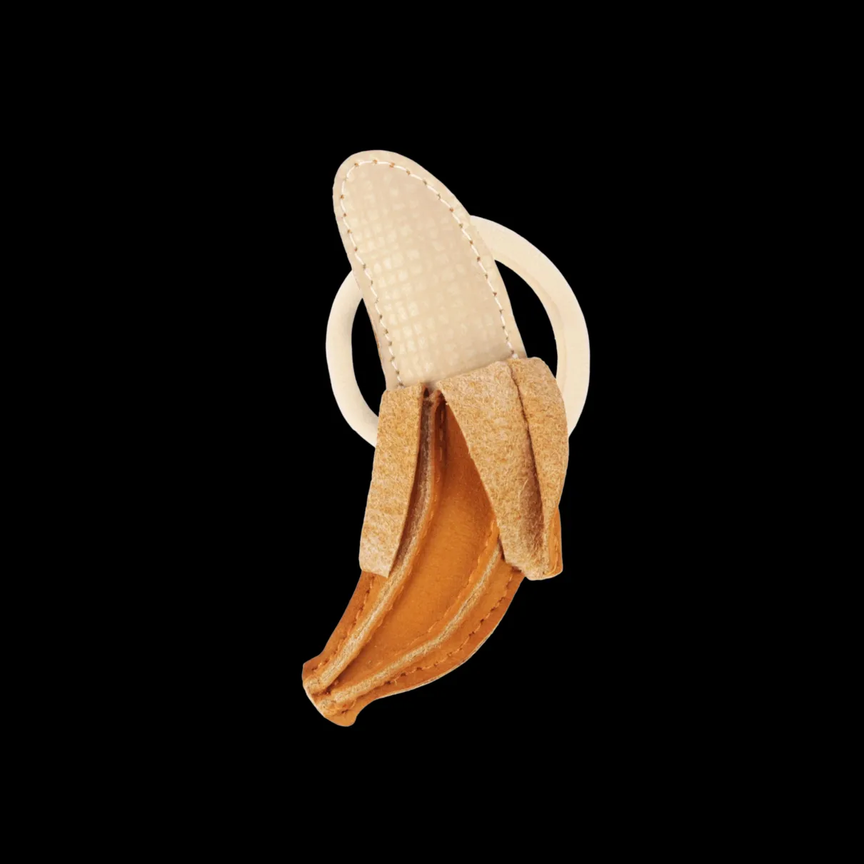 Nanoe Fruit Hair Tie | Banana | Caramel Nubuck
