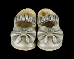 Neni Ballerinas | Champagne Metallic Leather