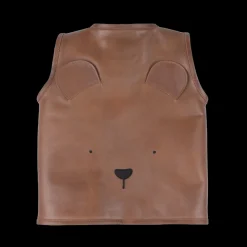 Noa Gilet | Bear | Cognac Classic Leather