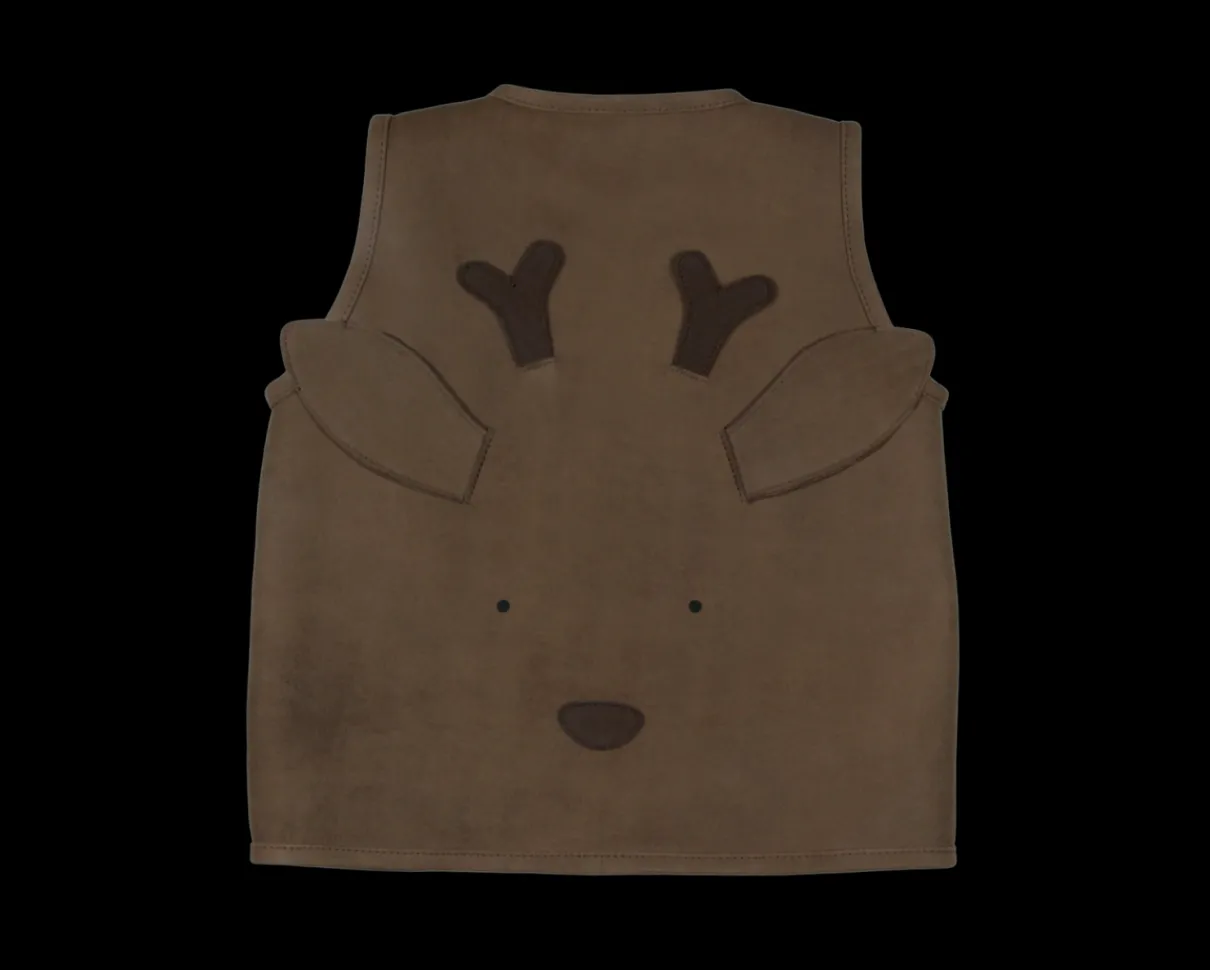 Noa Gilet | Stag | Hazelnut Nubuck