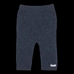 Olle Merino Wool Trousers | Night Blue Melange