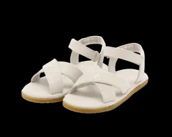 Otis Sandals | Off White Leather