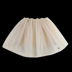 Pien Skirt | Off White Metallic