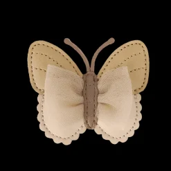 Qalja Clip | Vlinder | Gold Metallic Nubuck