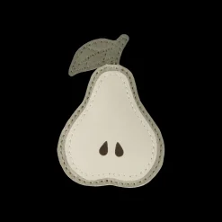 Qanoe Fruit Hairclip | Pear | Taupe Leather