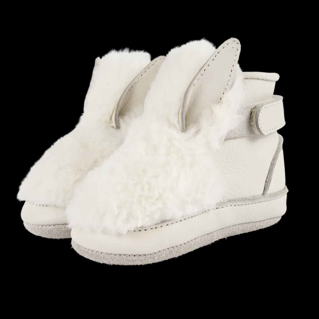 Richy Booties | Snow Rabbit | Off White Soft Faux Fur