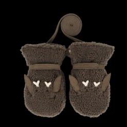 Richy Mittens | Stag | Hazelnut Curly Faux Fur