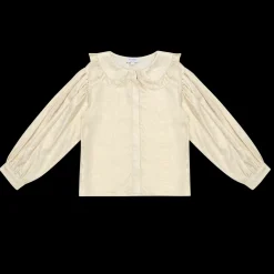 Suzei Blouse | Soft Sand Metallic