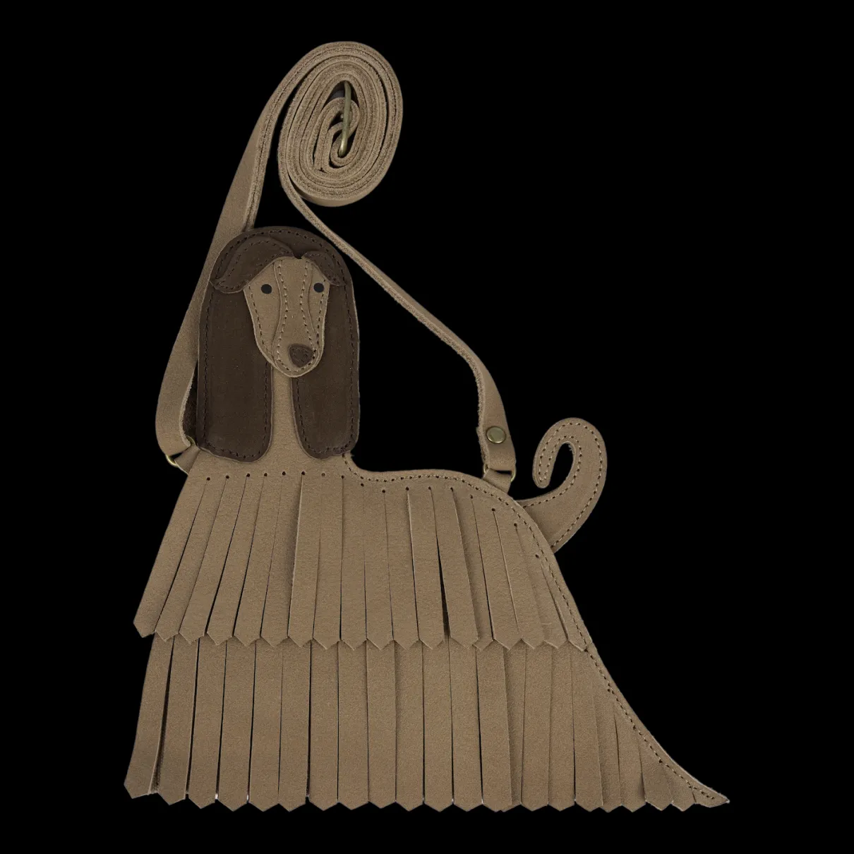 Thima Purse | Afghan Hound | Truffle Nubuck