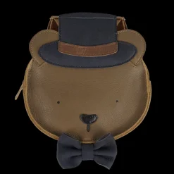 Tishi Schoolbag | Bear | Cognac Classic Leather