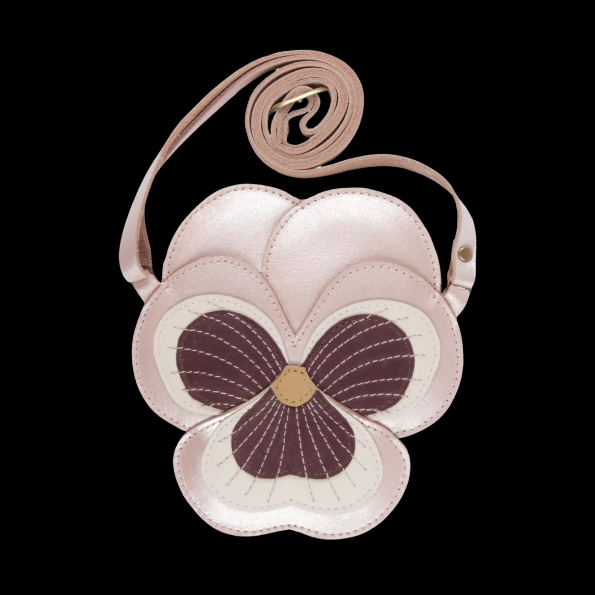 Toto Purse | Violette | Rose Metallic Leather