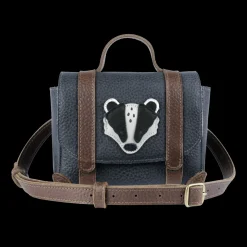 Trychel Bum Bag | Badger | Petrol Grain Leather