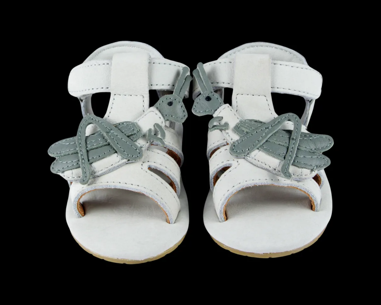 Tuti Sky Sandals | Grasshopper | Light Grey Nubuck