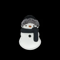 Wonda Hairclip | Snowman | Off White Leather