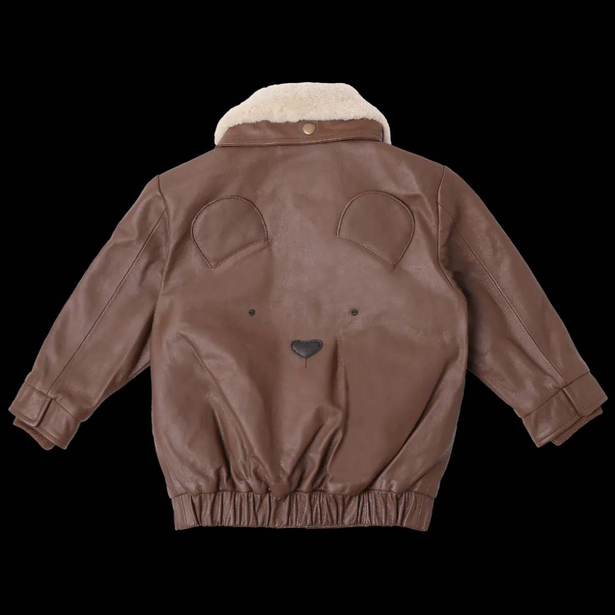 Yuki Leather Jacket | Bear | Cognac Leather