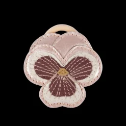 Zaza Fields Hair Tie | Violette | Rose Metallic Leather