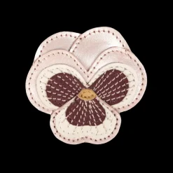 Zaza Fields Hairclip | Violette | Rose Metallic Leather